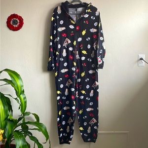 Fun Adult H&M DIVIDED Onesie Size 12 Large